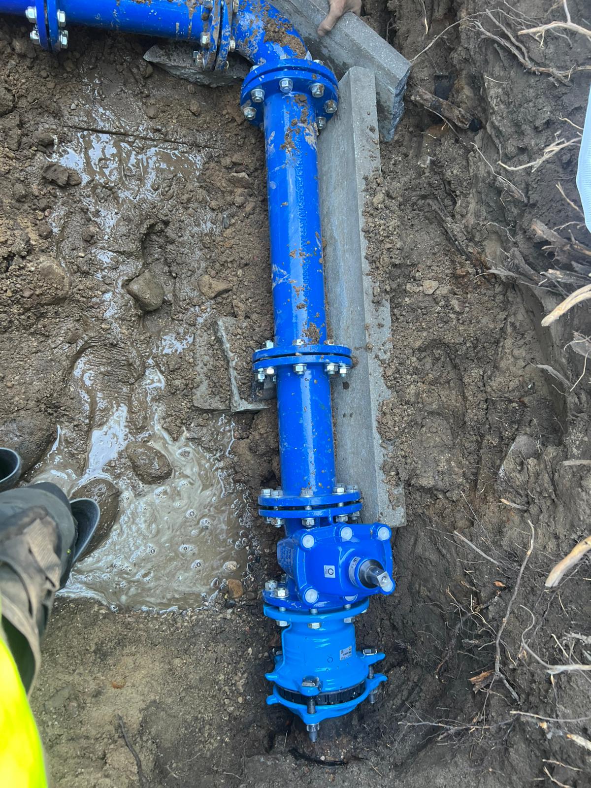 Przebudowa sieci wodociągowej w&nbsp;ul. VII Dwór