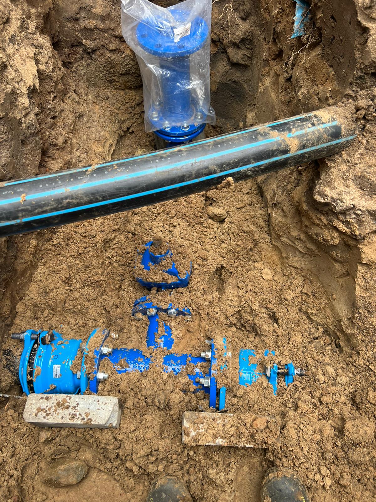 Przebudowa sieci wodociągowej w&nbsp;ul. VII Dwór