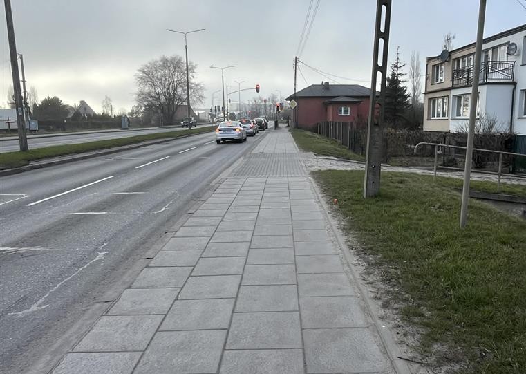Wyremontowany chodnik wzdłuż ul. Elbląskiej