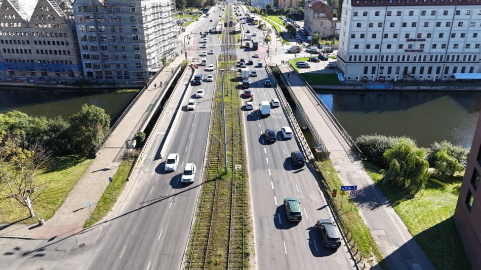 Podwale Przedmiejskie i most nad Starą Motławą