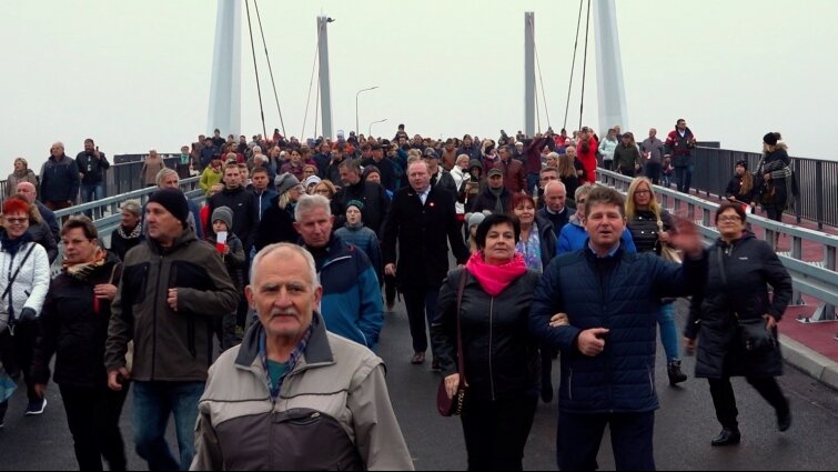 Most 100-lecia Odzyskania Niepodległości Polski już otwarty

