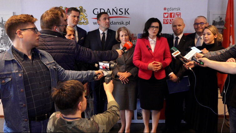 Konferencja prasowa - przedstawienie nowego zastępcy prezydenta Gdańska