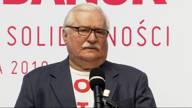 Lech Wałęsa na debacie “30 lat polskiej demokracji”, ECS, 4 czerwca 2019 r.
