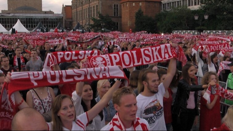 Mecz Polska-Portugalia. Niezwykłe emocje na Targu Węglowym w Gdańsku