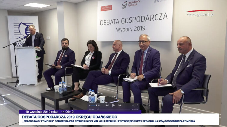 Debata Gospodarcza 2019. Pomorscy przedsiębiorcy przepytali kandydatów do Sejmu