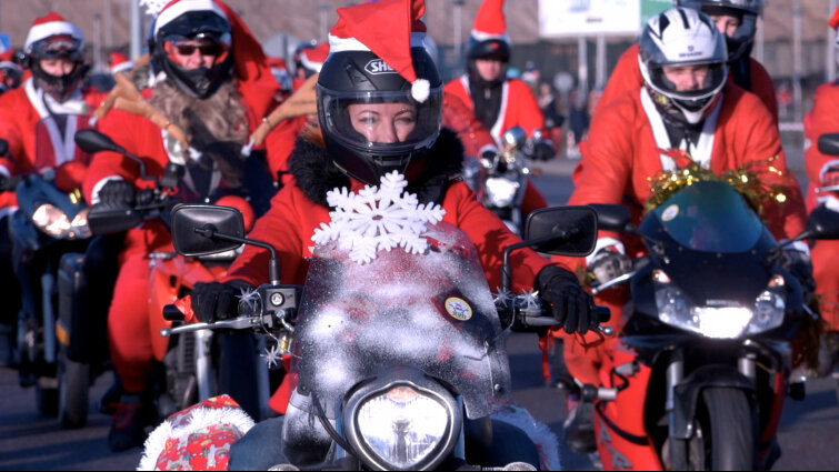 Mikołaje na Motocyklach po raz 17. przejechali ulicami Trójmiasta