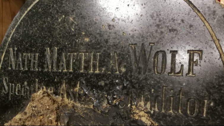 Odkryto grób Nataniela Mateusza Wolfa