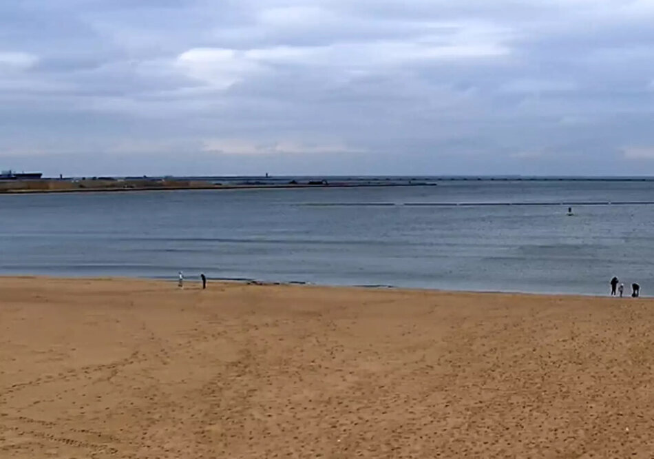 Kamera online - widok na plażę w Stogach