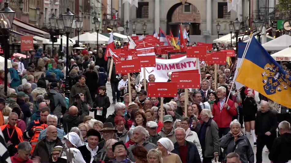 Wielka Parada Miast na otwarcie Zjazdu Hanzy w Gdańsku
