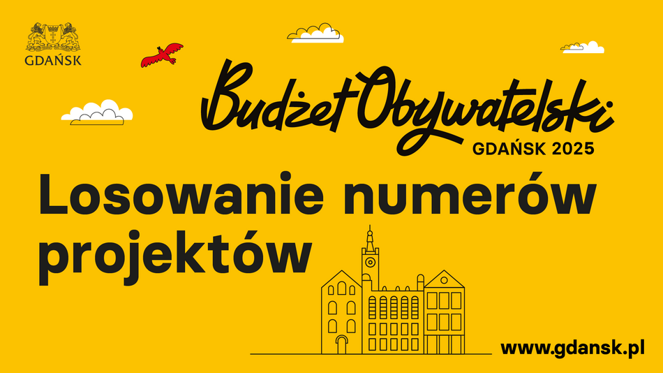 Budżet Obywatelski 2025. Losowanie numerów projektów na listach do głosowania