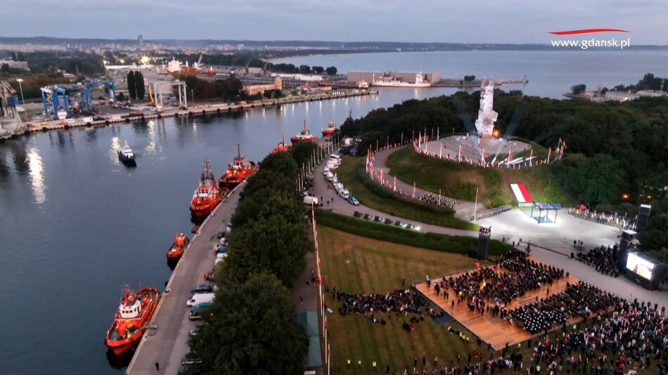 Uroczystość upamiętnienia bohaterskich obrońców Westerplatte