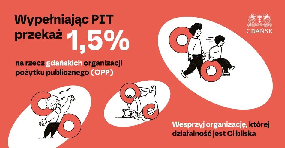 1,5% podatku dla gdańskich OPP - briefing