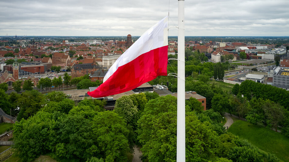 Podniesienie Flagi na Górze Gradowej