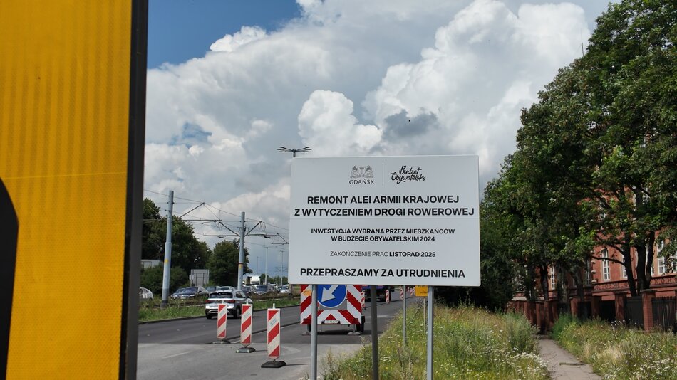 Budowa ekostrady w al. Armii Krajowej na finiszu
