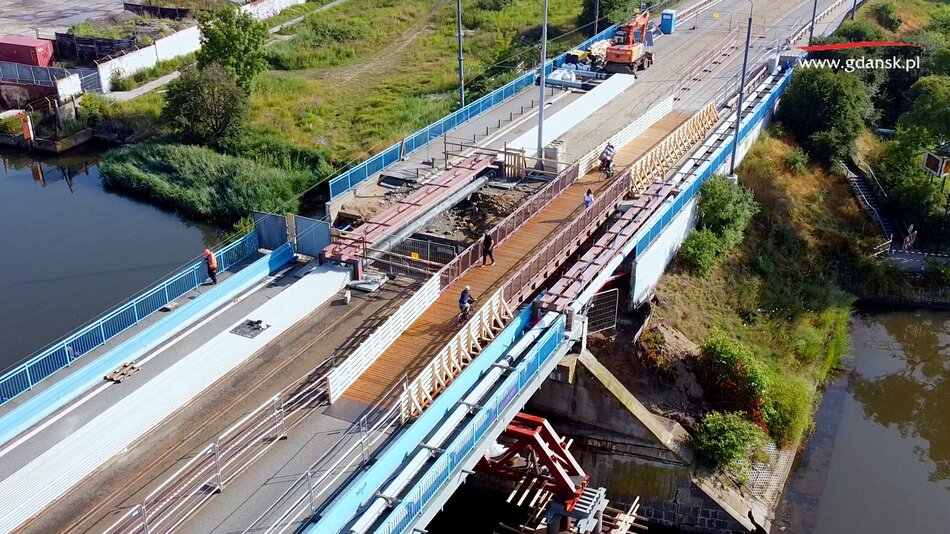 Most Siennicki dostępny dla pieszych i rowerzystów