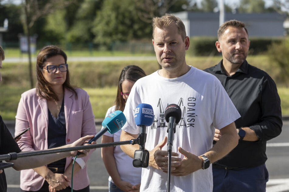 Otwarcie ekostrady - konferencja prasowa