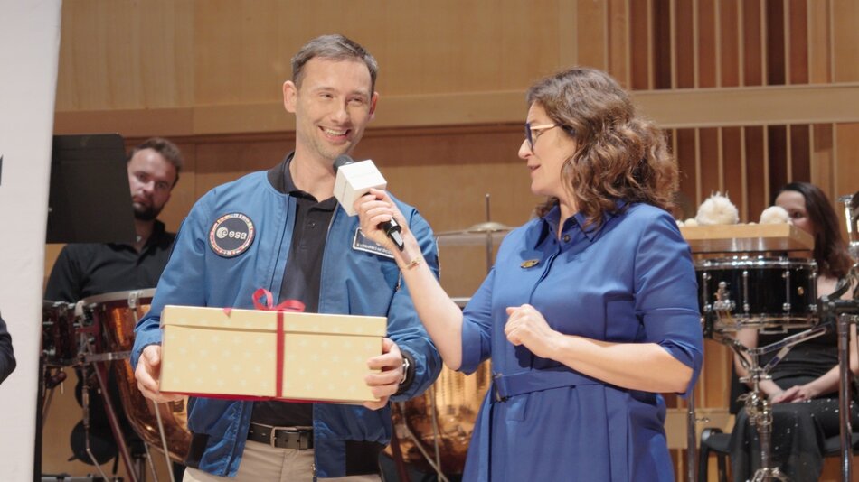 Sławosz Uznański-Wiśniewski inspiruje uczniów