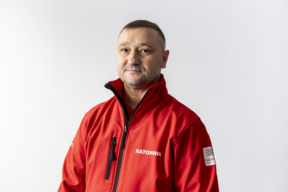 Gdański ratownik w Brzeźnie ratuje desperata