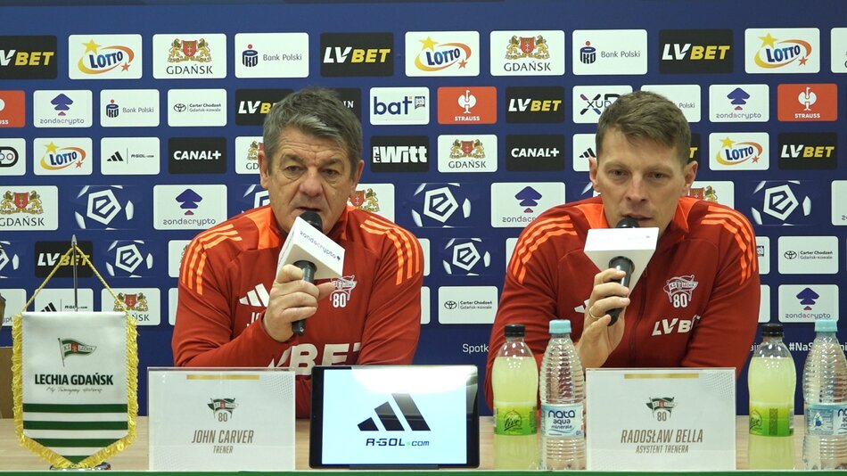 Konferencja Lechii Gdańsk przed meczem z Legią