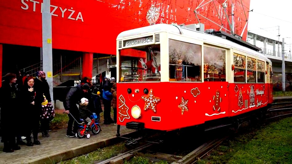 Mikołajkowe przejazdy tramwajem