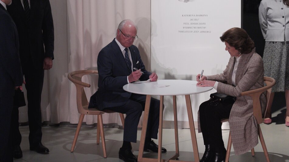 Wizyta króla i królowej Szwecji w MIIWŚ