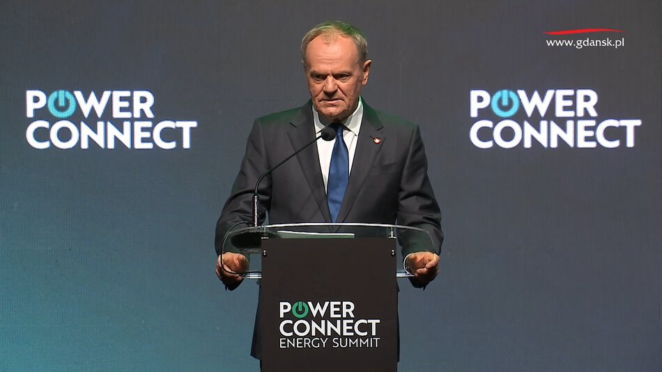 Donald Tusk na targach PowerConnect