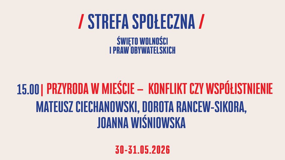 Przyroda w mieście konflikt czy współistnienie
