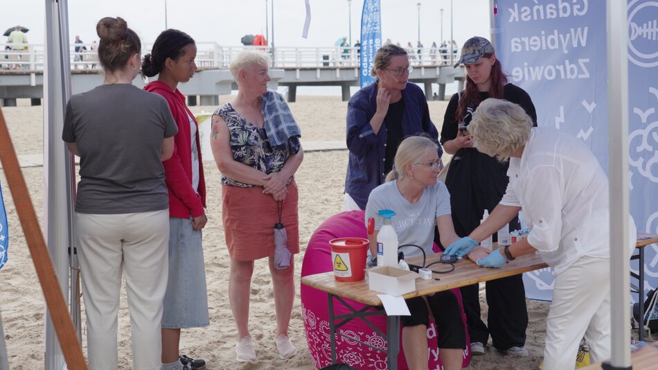 Plaża Zdrowej Skóry w Brzeźnie