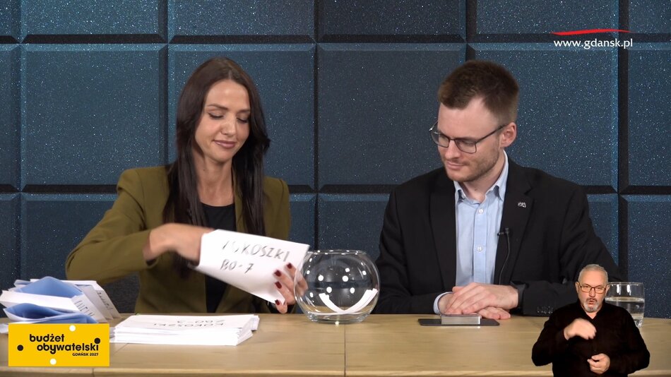 Losowanie numerów projektów - BO 2027