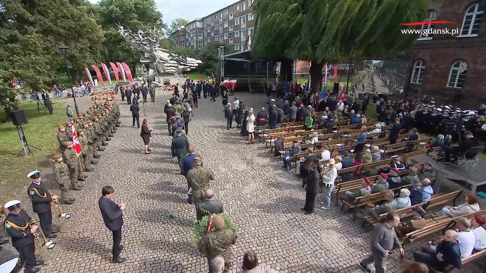 Oddanie hołdu Obrońcom Poczty Polskiej