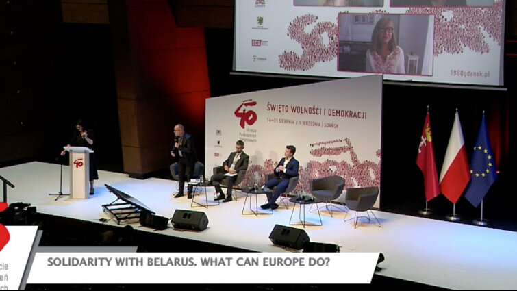 Święto Wolności i Solidarności. Debata "Solidarity with Belarus. What can Europe do?"