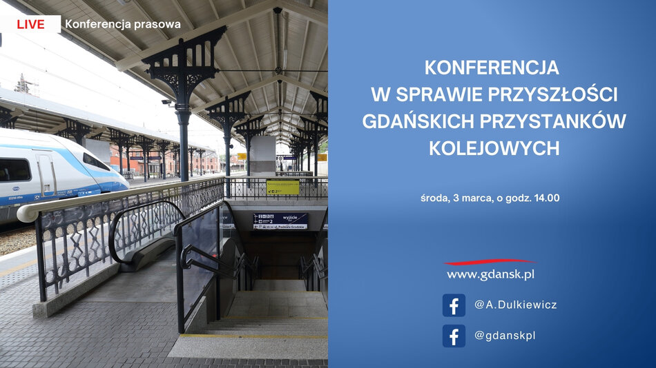 Konferencja w sprawie przyszłości gdańskich przystanków kolejowych