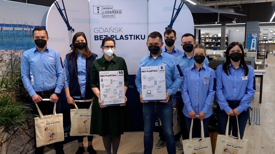 Jysk dołączył do kampanii "Gdańsk bez plastiku"