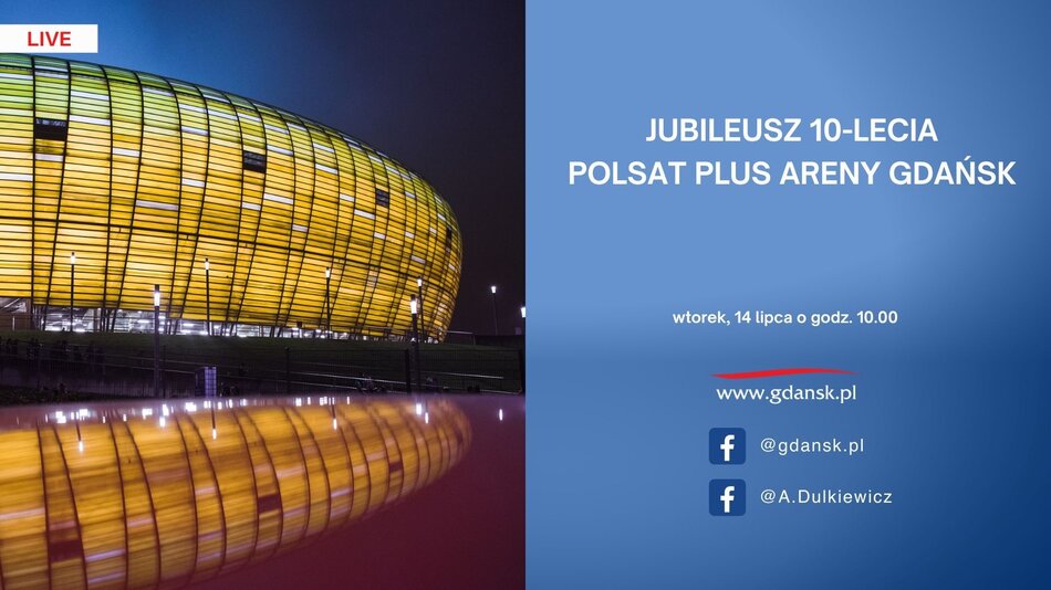 Jubileusz 10-lecia Polsat Plus Areny Gdańsk – konferencja