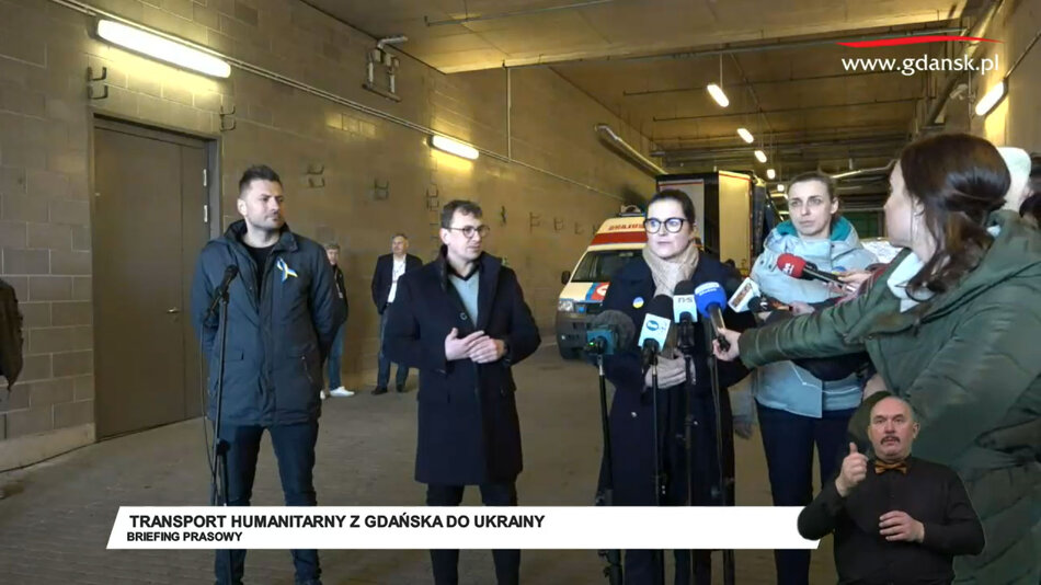 Transport humanitarny z Gdańska do Ukrainy