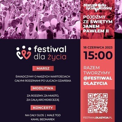 Link do opisu wydarzenia: Festiwal dla życia