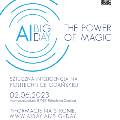 Link do opisu wydarzenia: AI Big dAY - Sztuczna Inteligencja na Politechnice Gdańskiej