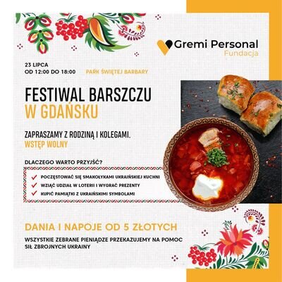 Link do opisu wydarzenia: Festiwal Barszczu