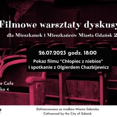 Link do opisu wydarzenia: Filmowe warsztaty dyskusyjne 2023