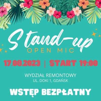 Link do opisu wydarzenia: Stand-up Open Mic Gdańsk