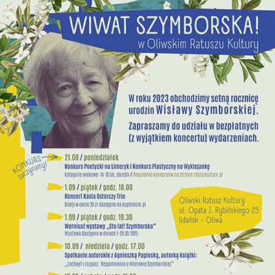 Link do opisu wydarzenia: Wiwat Szymborska!