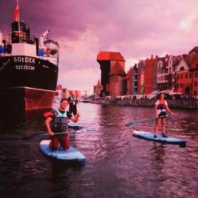 Link do opisu wydarzenia: Zwiedzaj Gdańsk z deski SUP