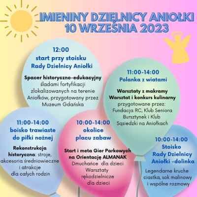 Link do opisu wydarzenia: Imieniny Dzielnicy Aniołki