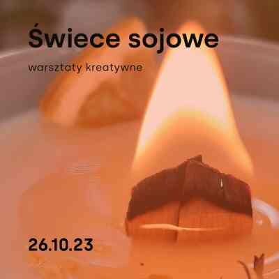 Link do opisu wydarzenia: Świece sojowe – warsztaty kreatywne