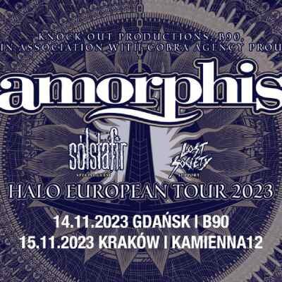 Link do opisu wydarzenia: Amorphis, Sólstafir i Lost Society