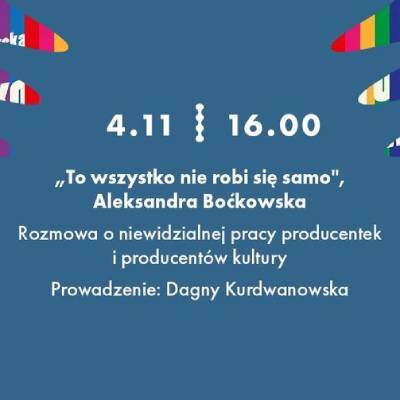 Link do opisu wydarzenia: Spotkanie z Aleksandrą Boćkowską