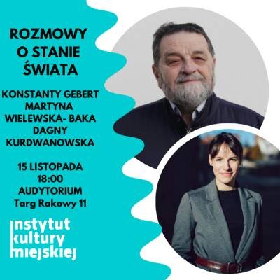 Link do opisu wydarzenia: Rozmowy o stanie świata w IKM: konflikt Izrael-Palestyna