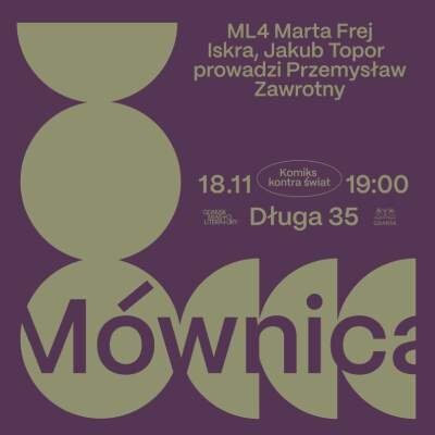 Link do opisu wydarzenia: Mównica L: Marta Frej, Iskra i Jakub Topor