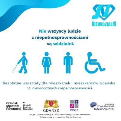 Link do opisu wydarzenia: "(Nie)widzialni" online. Warsztaty nt. niewidocznych niepełnosprawności