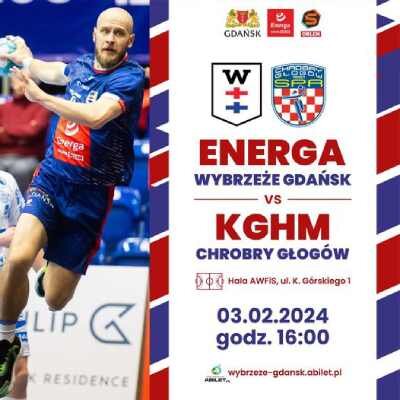 Link do opisu wydarzenia: Energa Wybrzeże Gdańsk vs. KGHM Chrobry Głogów